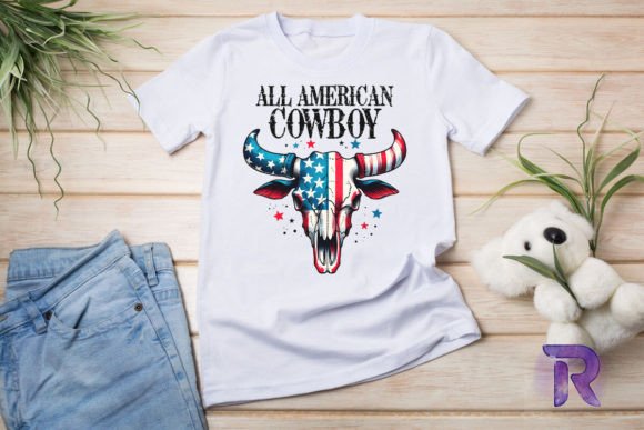 All American Cowboy Patriotic PNG Review for Real Projects