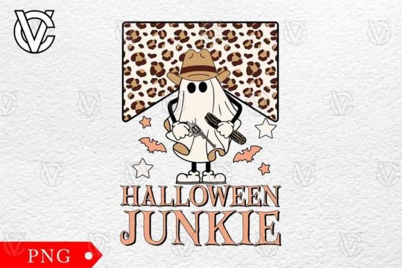 Halloween Junkie, Cowboy, Ghost PNG Review: A Spooky Design for Real Projects