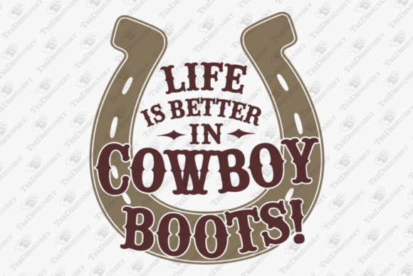 Life Is Better in Cowboy Boots Western Embroidery Design Review