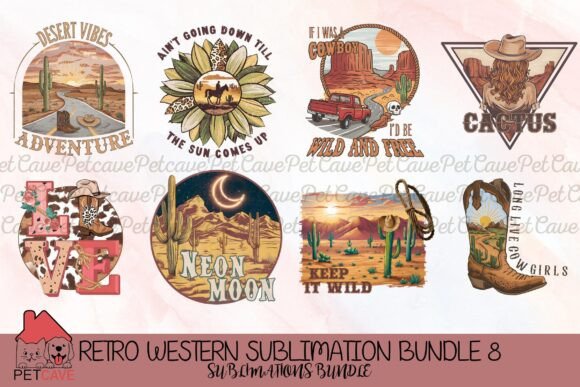 Retro Western Sublimation Bundle 8: A Designer’s Real-World Review