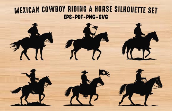 Reviewing Mexican Cowboy on Horse Silhouettes Set for Real Embroidery Projects