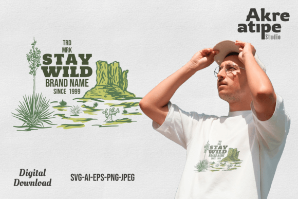 Stay Wild Classic Cowboy T-Shirt Design Review