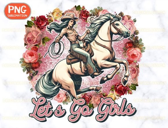 Western Rodeo Let s Go Girls PNG Review for Real Projects